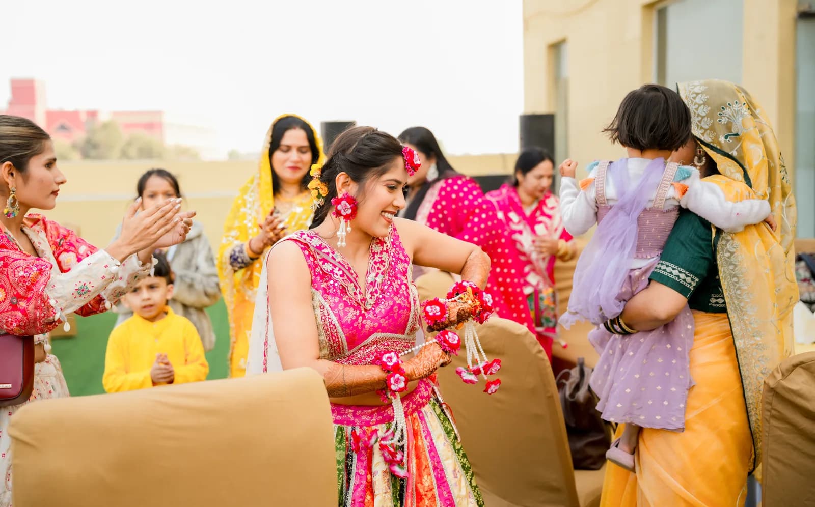 Joyful Haldi & Mehendi Celebration